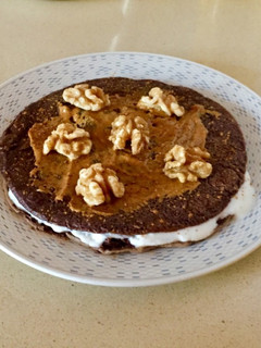 Una foto de Tortitas de avena sabor chocolate