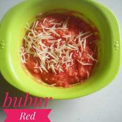 รูปของ Bubur red velvet-MPASI