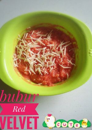 Foto resep Bubur red velvet-MPASI
