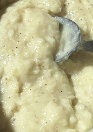 Una foto de Salsa blanca en microondas