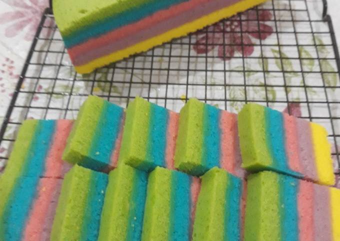 Resep Bolu  Kukus  Pelangi  oleh Mami s Kitchen Cookpad