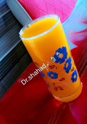 صورة لوصفة عصير برتقال 🍊 مع الليمون 🍋🍹😊