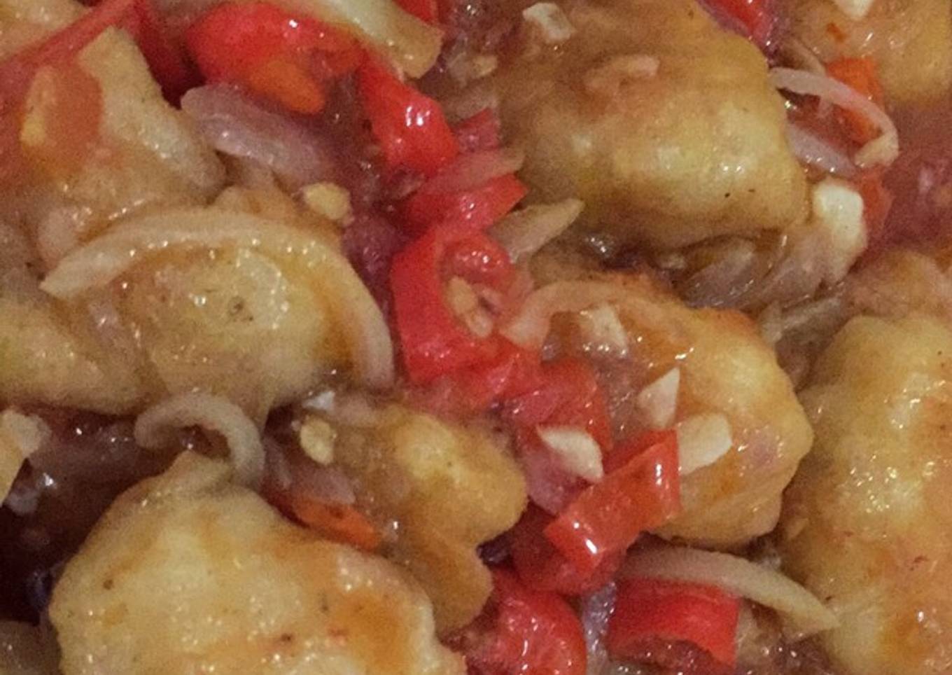 Ayam Tepung Saus Rica Rica