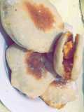 خبز عربي محشي بطريقة ساره العنزي
