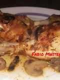 Pollo alla Birra con Rosmarino, Paprika, Timo, Aglio e Funghi