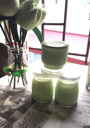 Hình của món Sữa chua trà xanh.