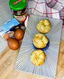 Mini quichés de atún y pimientos