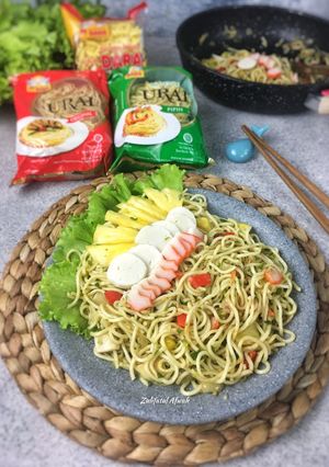 Foto resep Mie Sambal Hijau Nanas