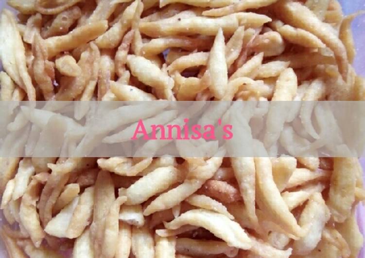 Bagaimana Membuat Stik nasi, Enak