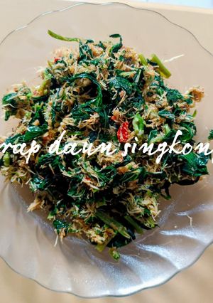 Foto resep Urap Daun Singkong