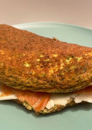 Una foto de Tortilla soufflé de brócoli