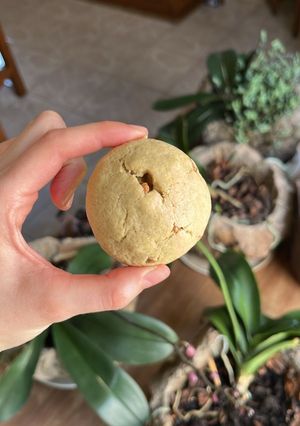 Una foto de Galleta de mantequilla con nuez