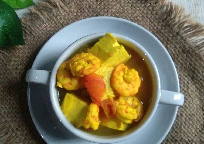 Sayur Pindang Udang Tahu