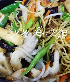 nấm mèo xào chay