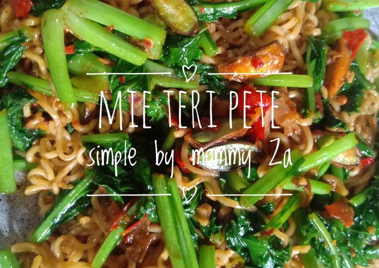 Mie teri pete simple