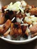 Yakitori Rice Bowl with Yakitori Sauce