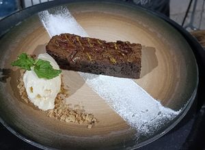 Una foto de Brownie de chocolate a mi manera