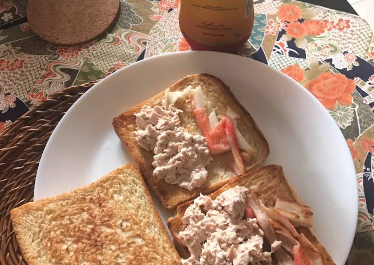 Recipe of Perfect Roti Crabstick Tuna