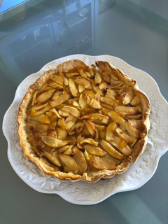 Una foto de Tarta de manzana sin gluten