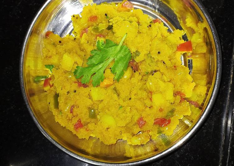 Recipe of Super Quick Homemade ઉપમા