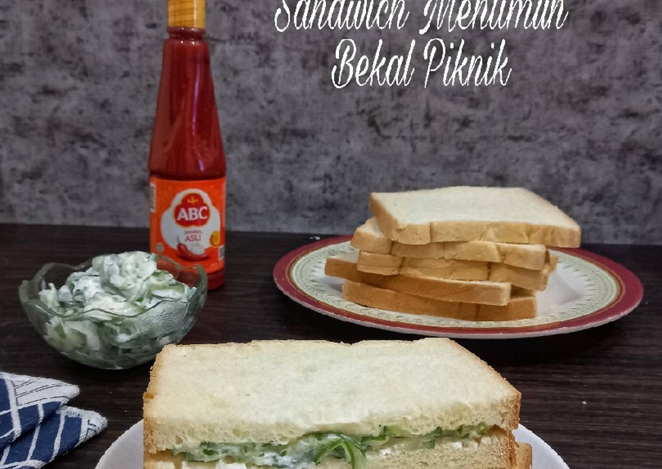 Sandwich Mentimun Bekal Piknik