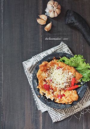 Foto resep Ayam Geprek Mozarella