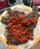 Balado / sambal ikan mujair