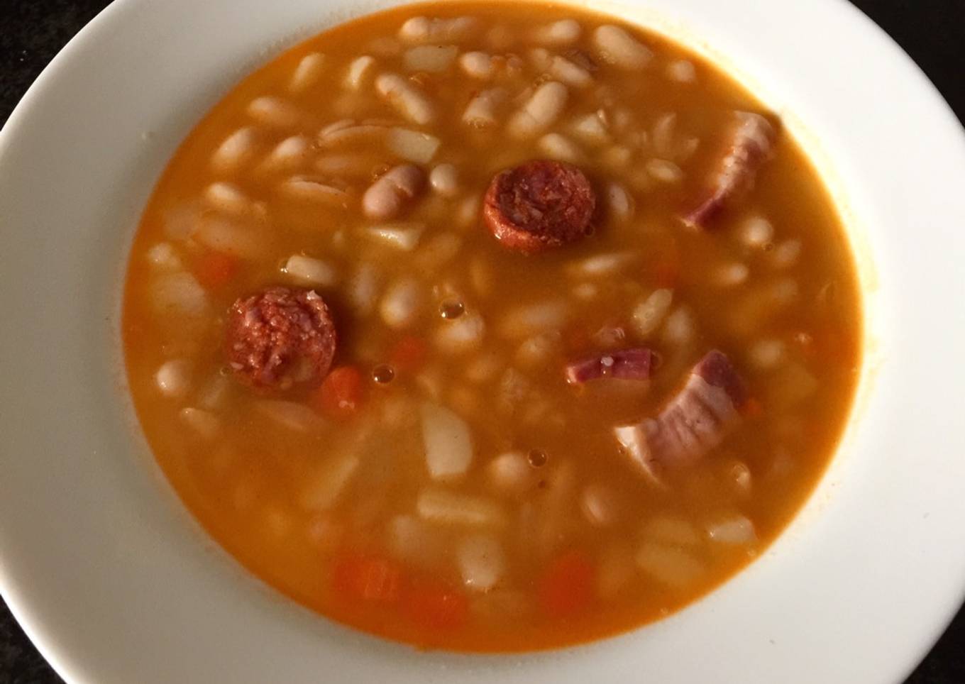Fabada al estilo asturiano