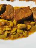 Carne con habas