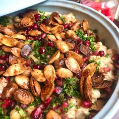 A picture of Fatteh Hummus فتة حمص.