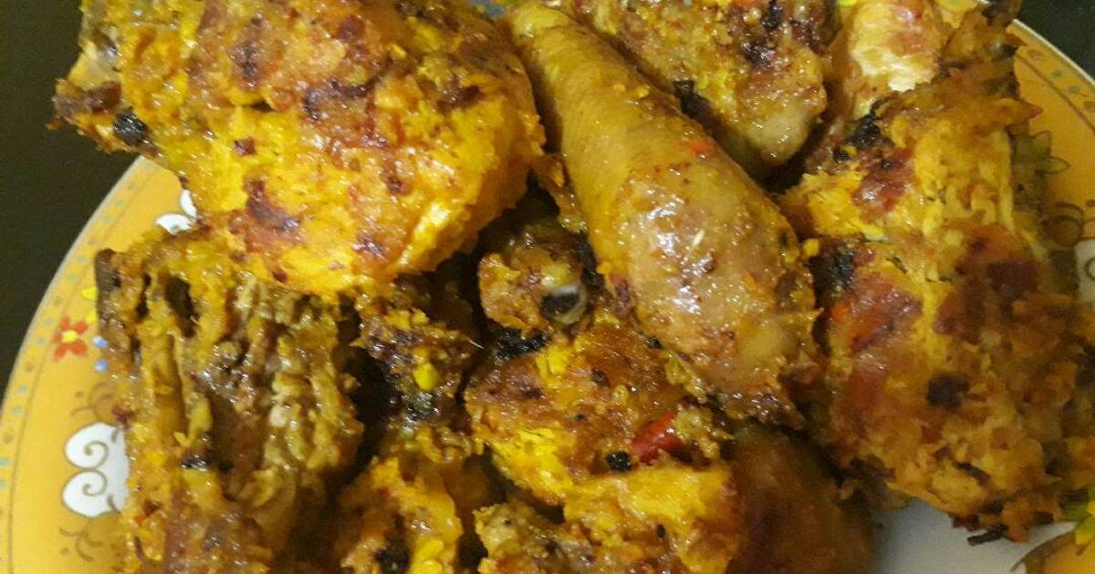 Resep Ayam  panggang pedas khas jombang oleh Diandra Bebs 