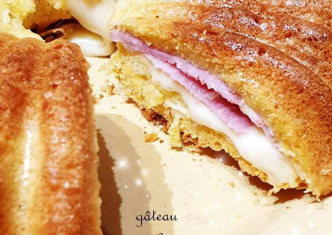 GĂąteau jambon racletteđ