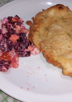 Una foto de Milanga de pollo a mi manera