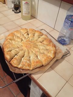 Una foto de Tarta de salmón