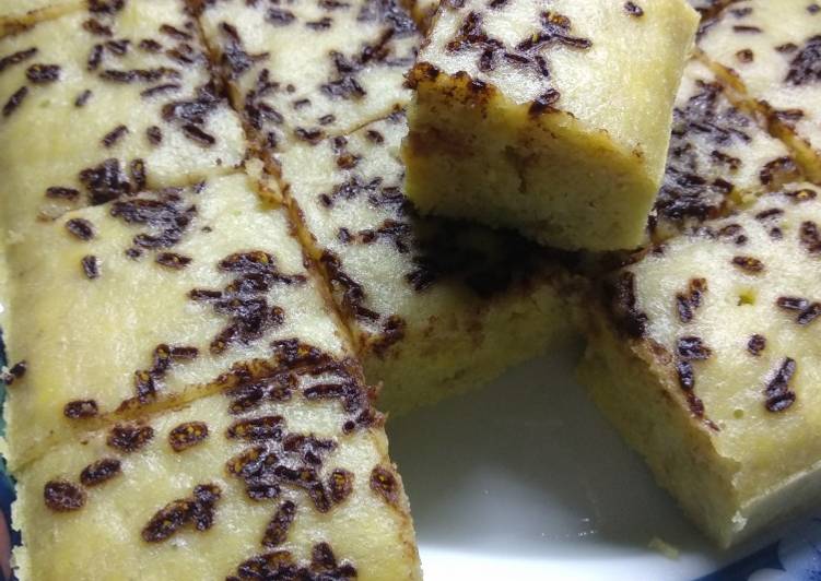 Banana Cake (tanpa oven ataupun mixer)