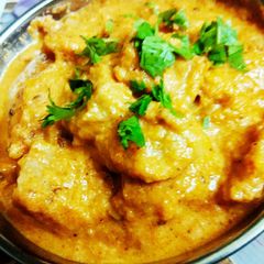 A picture of Soya Malai Chaap... Nutritious and Super in taste #protein rich.