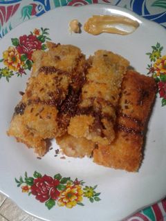 Foto resep Roti goreng isi sosis keju