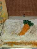Tarta de zanahoria y coco