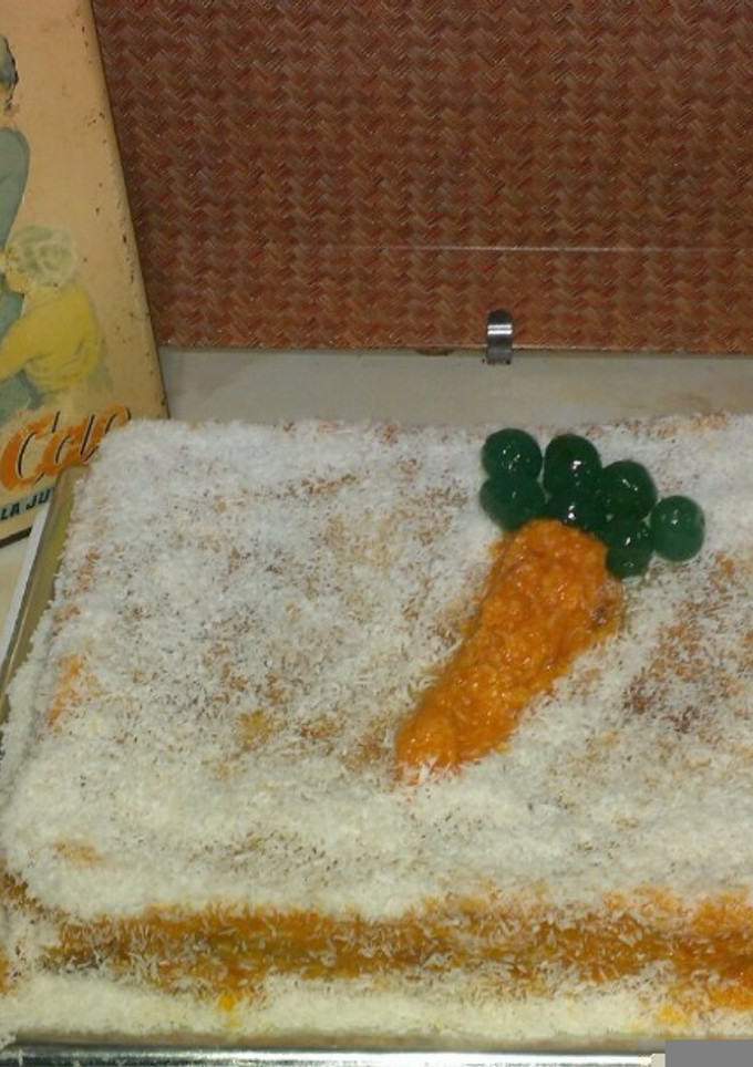 Una foto de Tarta de zanahoria y coco