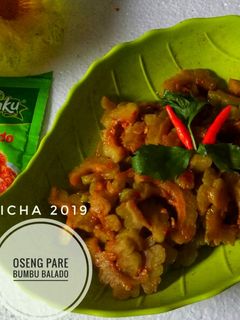 Foto resep Oseng pare bumbu balado