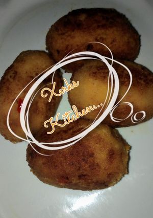 A picture of Egg kabab.