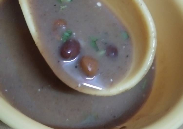 Black chana soup