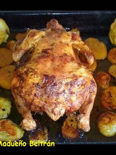 Una foto de Pollo asado 🐔