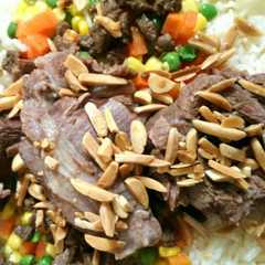 ارز اوزي مع اللحم 👍-レシピのメイン写真