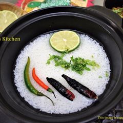 A picture of Panta Bhaat (Fermented Rice - Bengali Style).