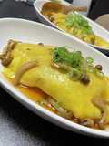*Savory Mushroom Japanese-Style Omurice with Dashi Gravy