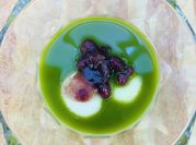 A picture of green tea matcha
