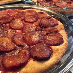 A picture of Prune (plum) Kuchen.