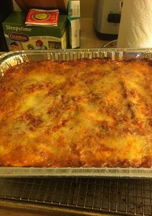A picture of Eggplant Lasagna.