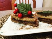 Una foto de sandwich de nutella